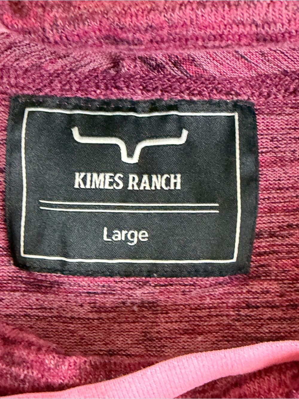Kimes‎ Ranch Marled Raspberry Pullover Cowl Hoodie - Picture 3 of 9